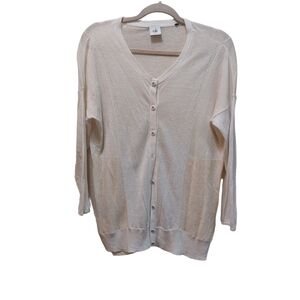 CAbi Ladies Long Sleeve Crew Neck Cardigan Sweater